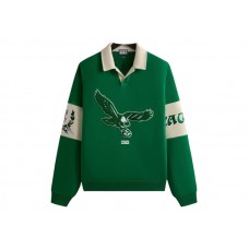 Kith x NFL 47 Eagles Nelson Collared Pullover Parrot