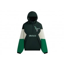 Kith x NFL 47 Eagles Quarter Zip Anorak With Hood Stadium