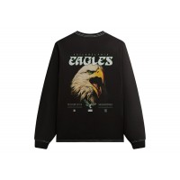 Kith x NFL 47 Eagles Vintage Long Sleeve Tee Black