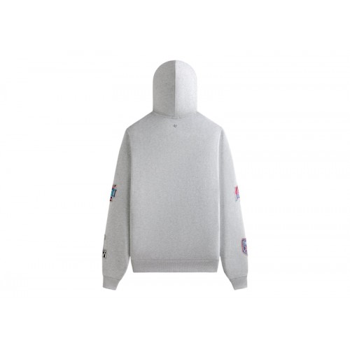 Оригинальный шмот Kith x NFL 47 Giants Nelson Hoodie Light Heather Grey