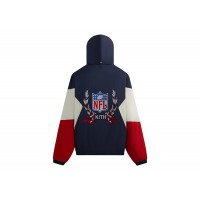 Kith x NFL 47 Giants Quarter Zip Anorak With Hood Nocturnal