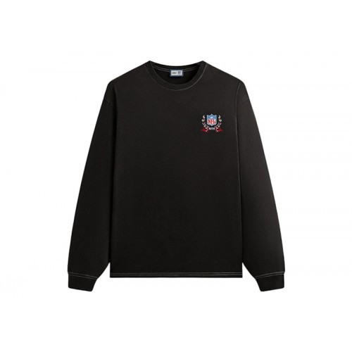 Оригинальный шмот Kith x NFL 47 Giants Vintage Long Sleeve Tee Black