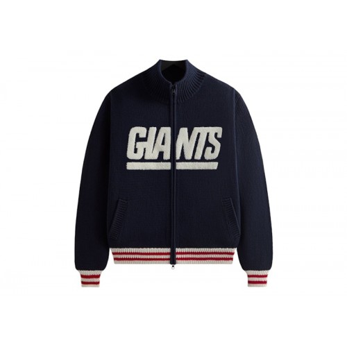 Оригинальный шмот Kith x NFL 47 Giants Wyona Full Zip Sweater Nocturnal