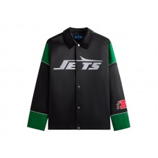 Kith x NFL 47 Jets Kieran Coaches Jacket Black