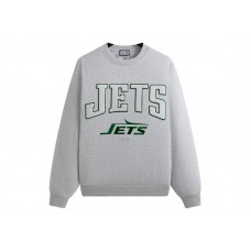 Kith x NFL 47 Jets Nelson Crewneck Light Heather Grey