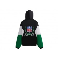 Kith x NFL 47 Jets Quarter Zip Anorak With Hood Black