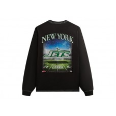 Kith x NFL 47 Jets Vintage Long Sleeve Tee Black