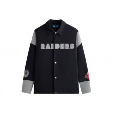 Kith x NFL 47 Raiders Kieran Coaches Jacket Black