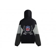 Kith x NFL 47 Raiders Quarter Zip Anorak With Hood Black