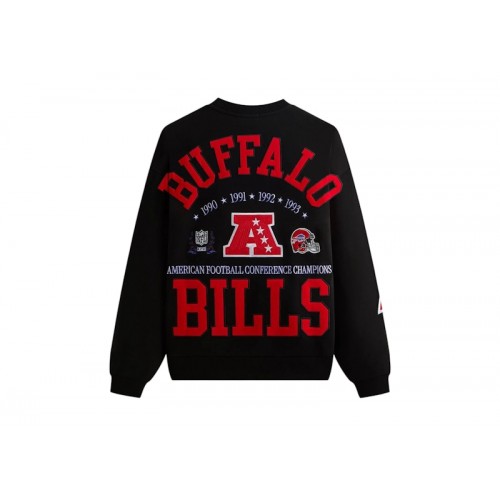 Kith x NFL Buffalo Bills Vintage Nelson Crewneck Black