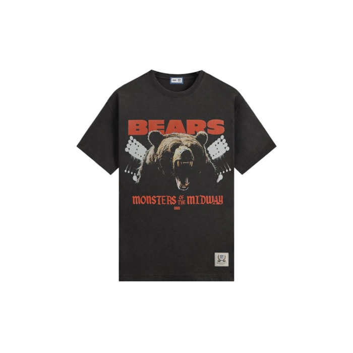 Kith x NFL Chicago Bears Photo Vintage Jones Tee Black Kith x NFL Chicago Bears Photo Vintage Jones Tee Black