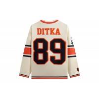 Kith x NFL Chicago Bears V-Neck Beau Knit Sweater Sandrift