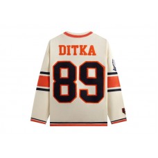 Kith x NFL Chicago Bears V-Neck Beau Knit Sweater Sandrift