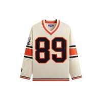 Kith x NFL Chicago Bears V-Neck Beau Knit Sweater Sandrift