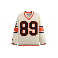 Kith x NFL Chicago Bears V-Neck Beau Knit Sweater Sandrift