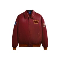 Kith x NFL Commanders Satin Bomber Jacket Prompt