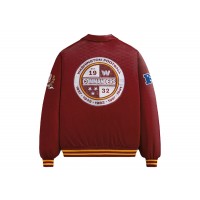 Kith x NFL Commanders Satin Bomber Jacket Prompt