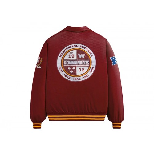 Kith x NFL Commanders Satin Bomber Jacket Prompt