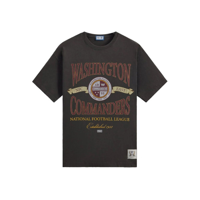 Kith x NFL Commanders Vintage Tee Black