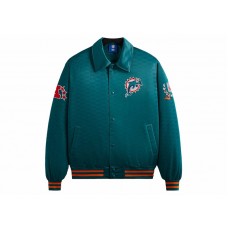 Kith x NFL Dolphins Satin Bomber Jacket Center