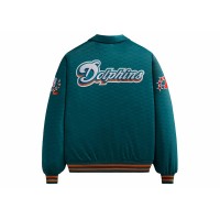 Kith x NFL Dolphins Satin Bomber Jacket Center
