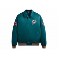 Kith x NFL Dolphins Satin Bomber Jacket Center