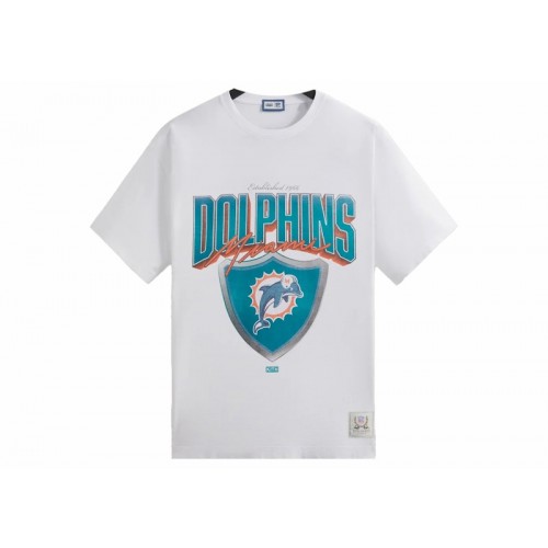 Kith x NFL Dolphins Vintage Tee White