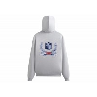 Kith x NFL Giants Laurel Hoodie Light Heather Grey