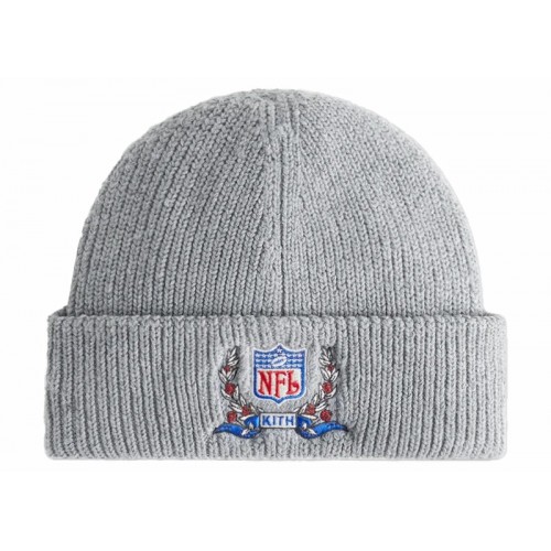 Kith x NFL Giants Mia Beanie Light Heather Grey