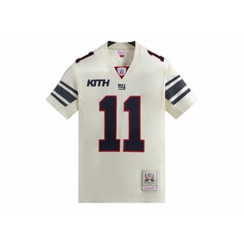 Kith x NFL Giants Mitchell & Ness Phil Simms Jersey Sandrift Kith x NFL Giants Mitchell & Ness Phil Simms Jersey Sandrift