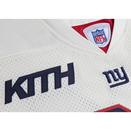 Kith x NFL Giants Mitchell & Ness Tiki Barber Jersey Sandrift