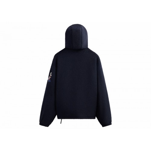 Kith x NFL Giants Quarter Zip Sherpa Nocturnal