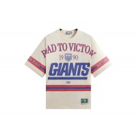 Kith x NFL New York Giants Victory Vintage Bishop Tee Sandrift