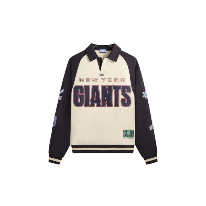 Kith x NFL New York Giants Vintage Rugby Sandrift Kith x NFL New York Giants Vintage Rugby Sandrift