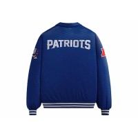 Kith x NFL Patriots Satin Bomber Jacket Action