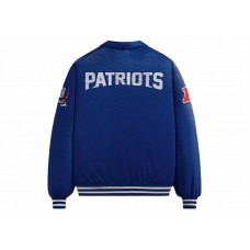 Kith x NFL Patriots Satin Bomber Jacket Action