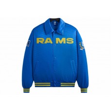 Kith x NFL Rams Satin Bomber Jacket Greek