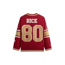 Kith x NFL San Francisco 49ers V-neck Beau Knit Sweater Present