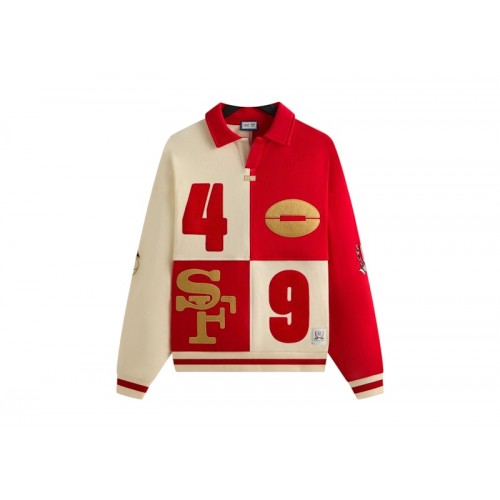 Kith x NFL San Francisco 49ers Vintage Rugby Sandrift