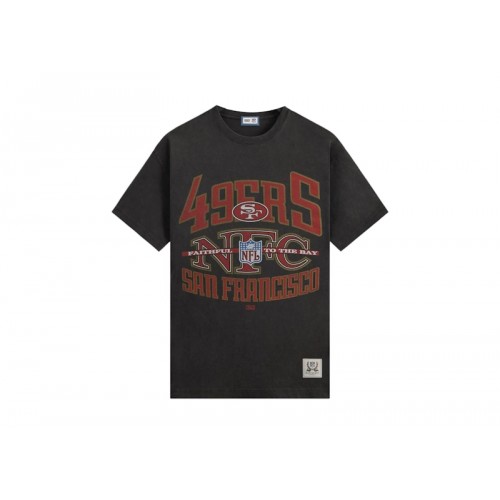 Kith x NFL San Francisco 49ers XXL Vintage Jones Tee Black