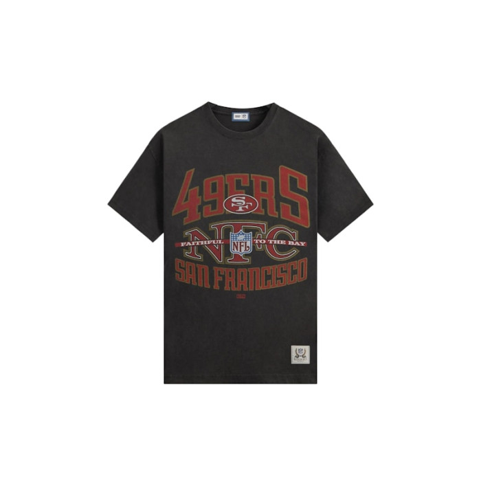 Kith x NFL San Francisco 49ers XXL Vintage Jones Tee Black Kith x NFL San Francisco 49ers XXL Vintage Jones Tee Black