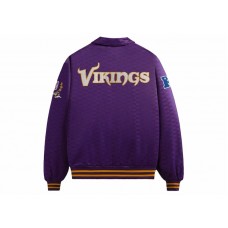 Kith x NFL Vikings Satin Bomber Jacket Cover