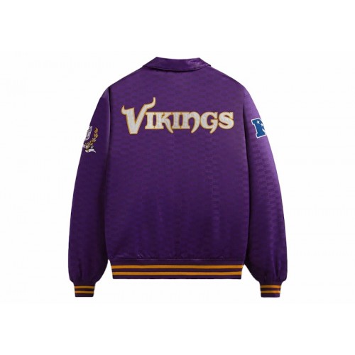 Kith x NFL Vikings Satin Bomber Jacket Cover