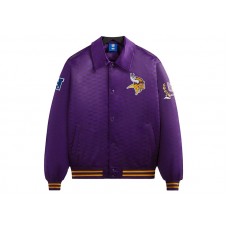 Kith x NFL Vikings Satin Bomber Jacket Cover