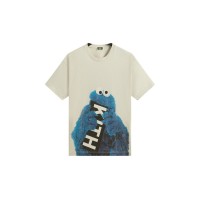 Kith x Sesame Street Cookie Monster Tee Chalk