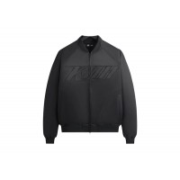 Kith x Superman Satin Bomber Jacket Black