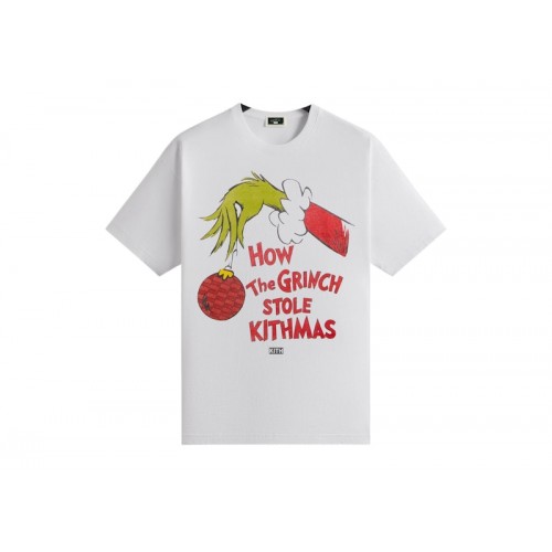 Оригинальный шмот Kith x The Grinch Book Title Vintage Tee White