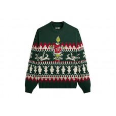 Kith x The Grinch Fair Isle Lewis Crewneck Sweater Stadium