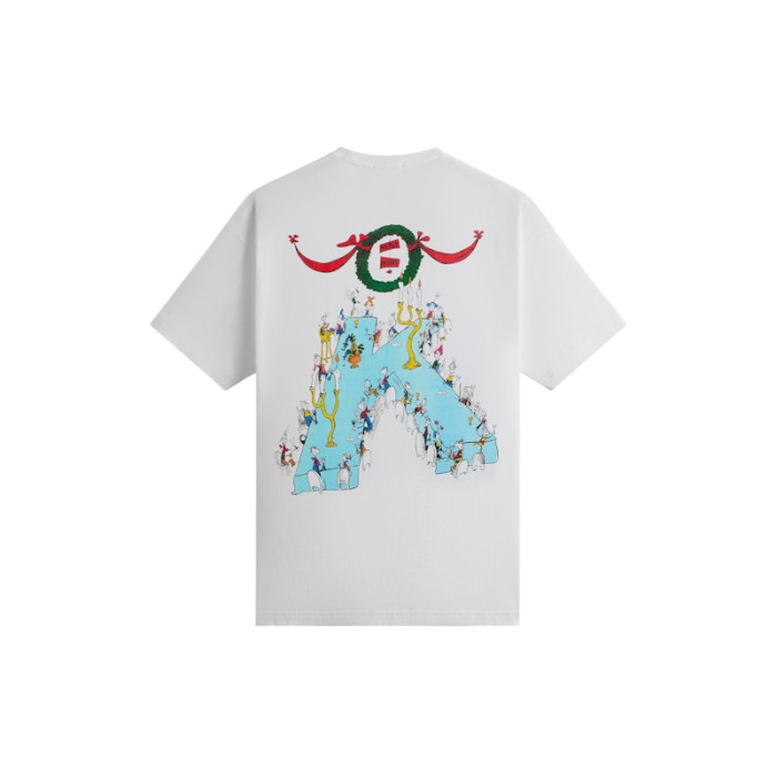 Оригинальный шмот Kith x The Grinch Feast Vintage Tee White Оригинальный шмот Kith x The Grinch Feast Vintage Tee White
