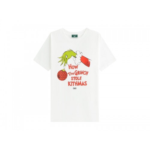 Оригинальный шмот Kith x The Grinch Kids Book Title Tee White